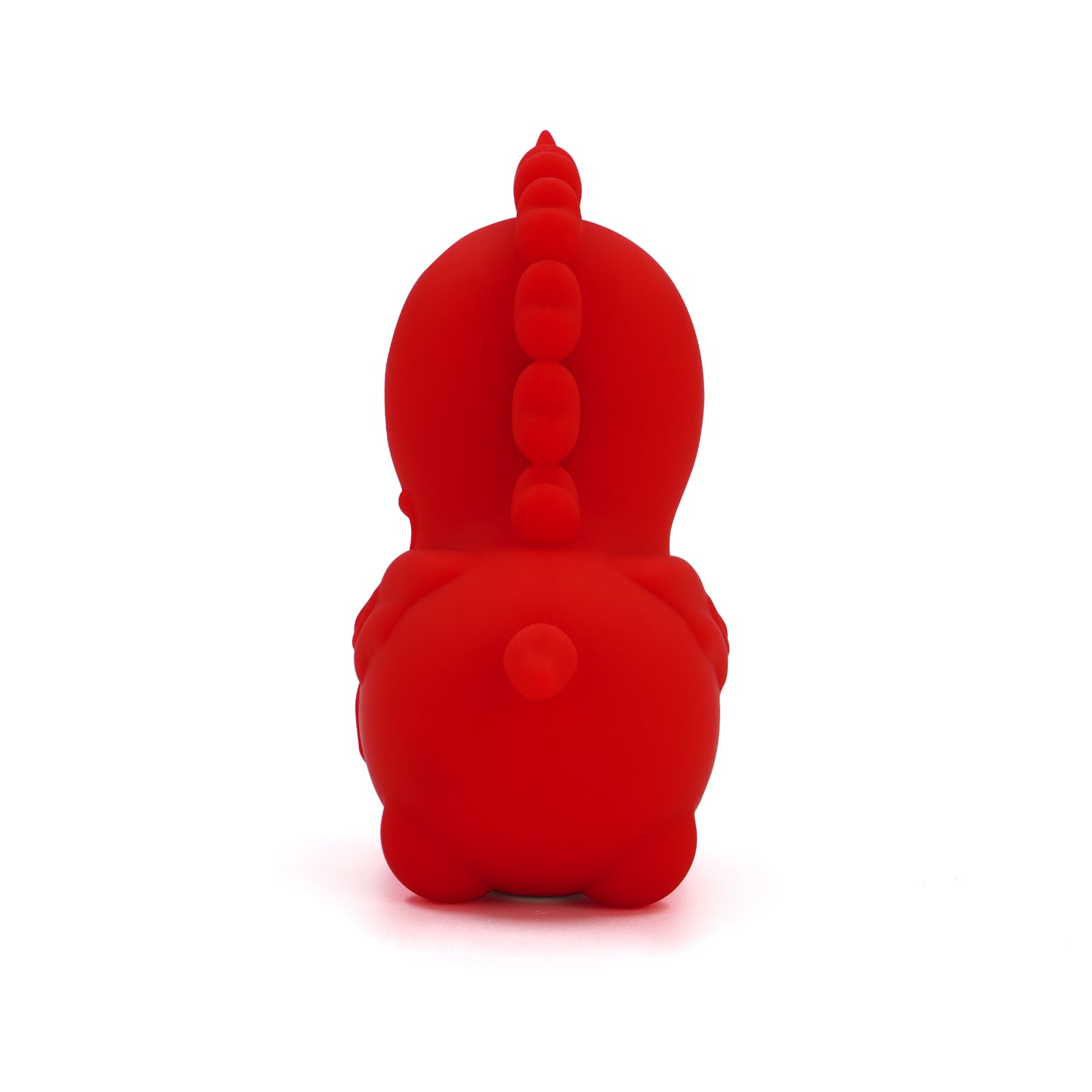The back of Cupid's Beau clitoral vibrator on a white background