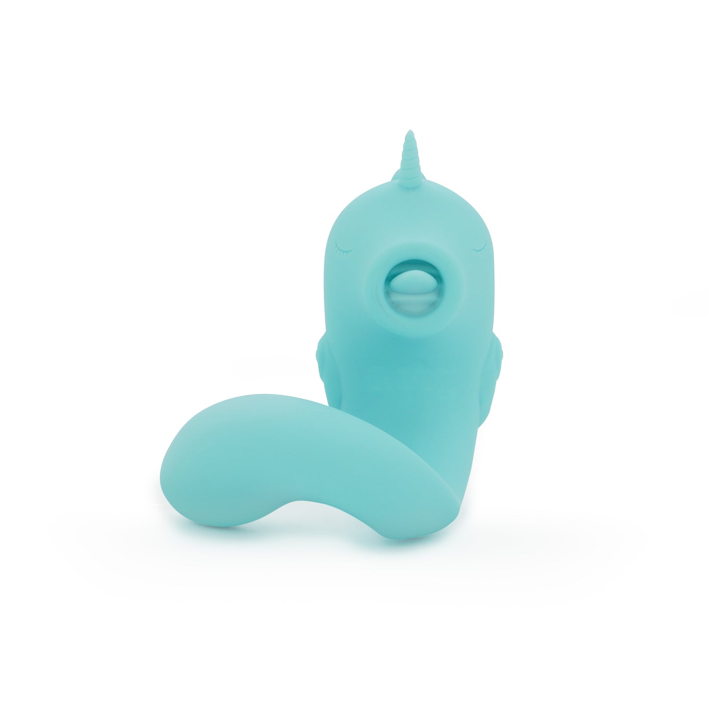Ocean Peak Unihorn C-Horse facing viewer in twisted position on a white background