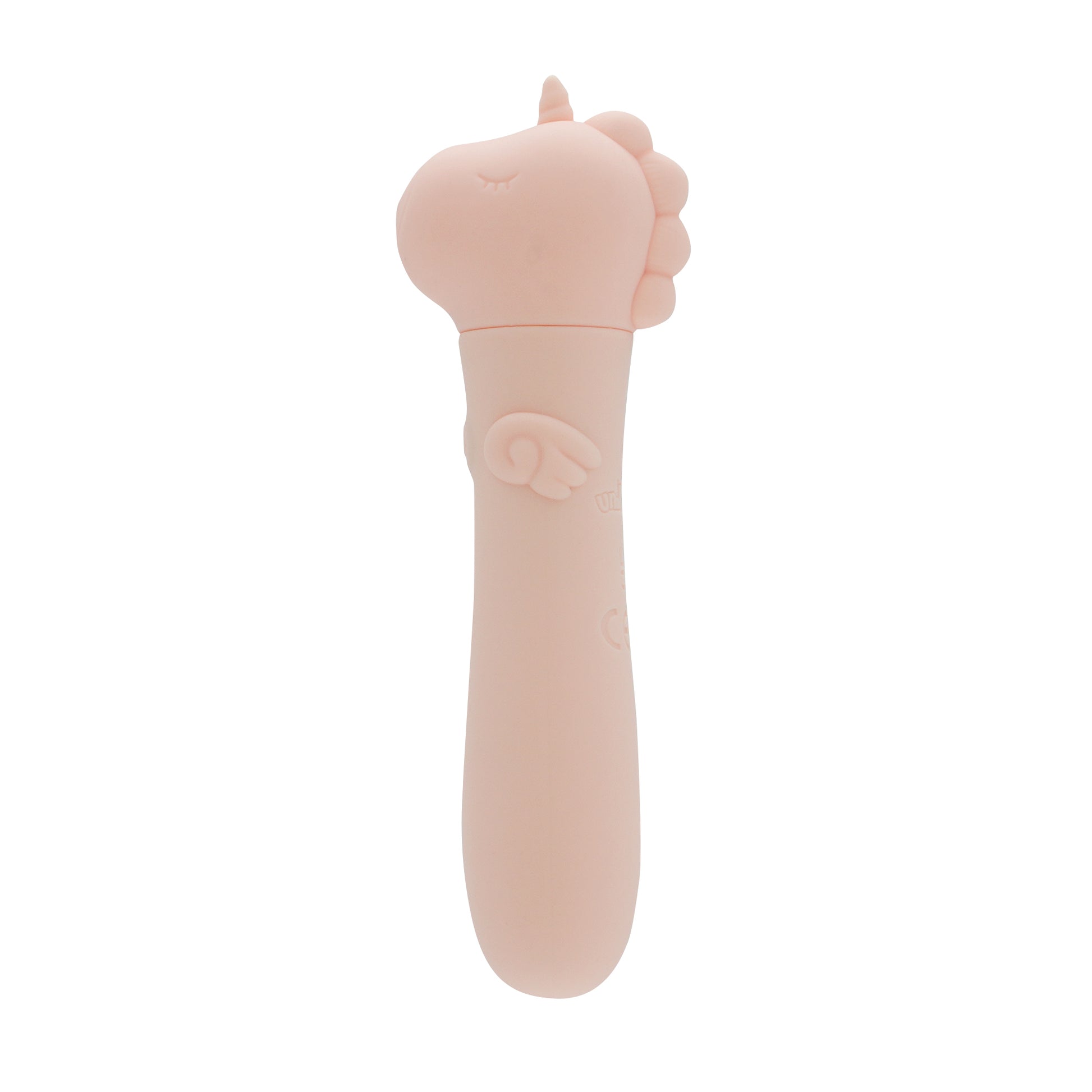 Heart Throb USB bullet vibrator facing left on a white background