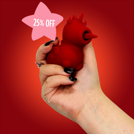 Unihorn® - Blaze Diablo Unicorn Swishing Tongue Vibrator
