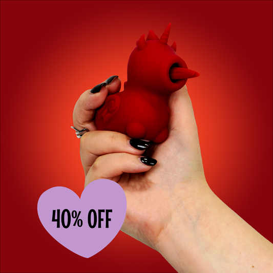 Unihorn® - Blaze Diablo Unicorn Swishing Tongue Vibrator