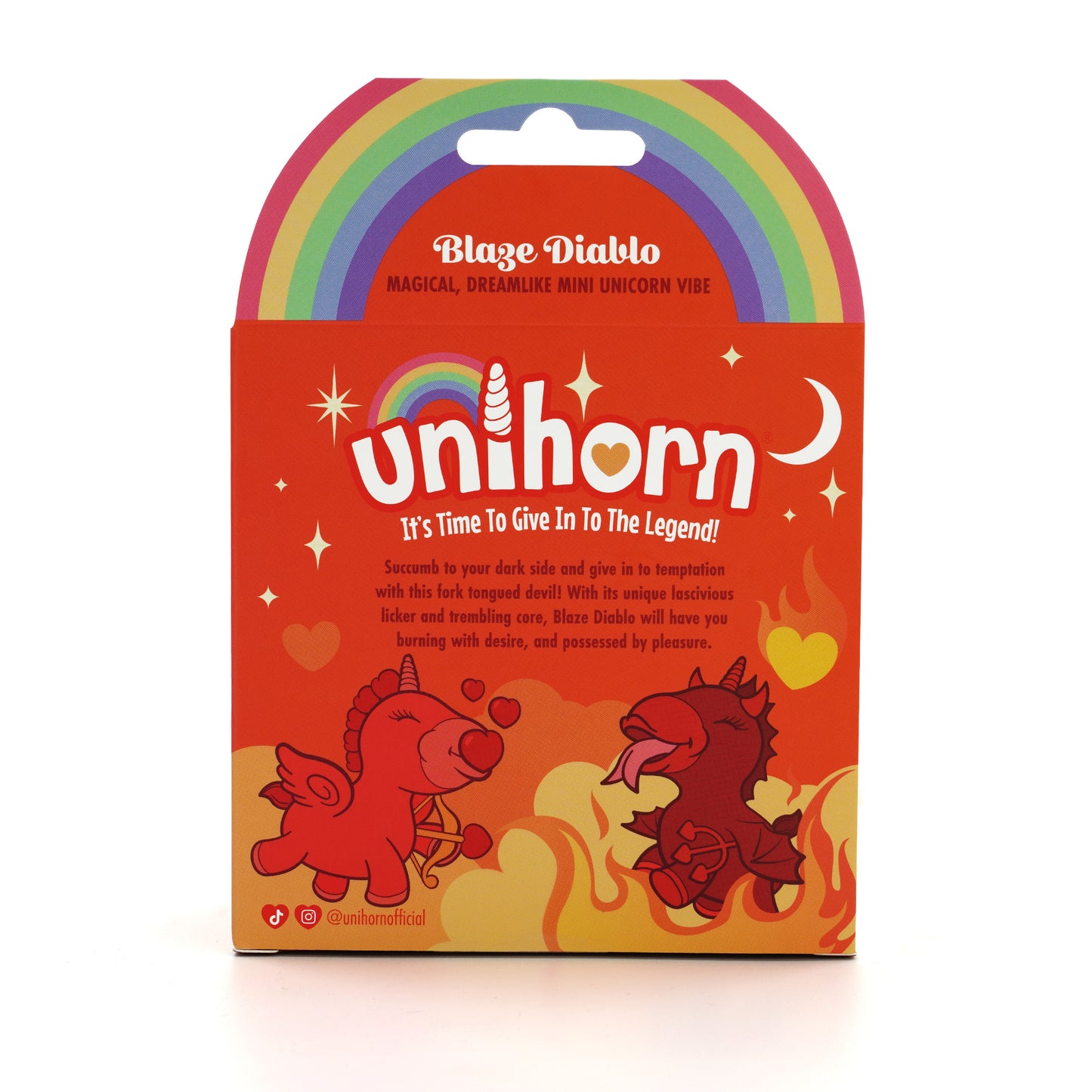 Unihorn® - Blaze Diablo Unicorn Swishing Tongue Vibrator