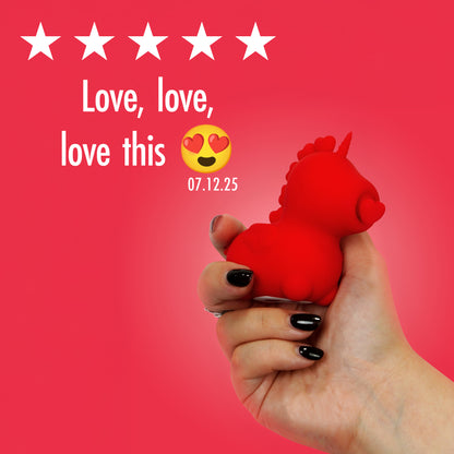 Cupid's Beau Unicorn Heart-Tongued Vibrator