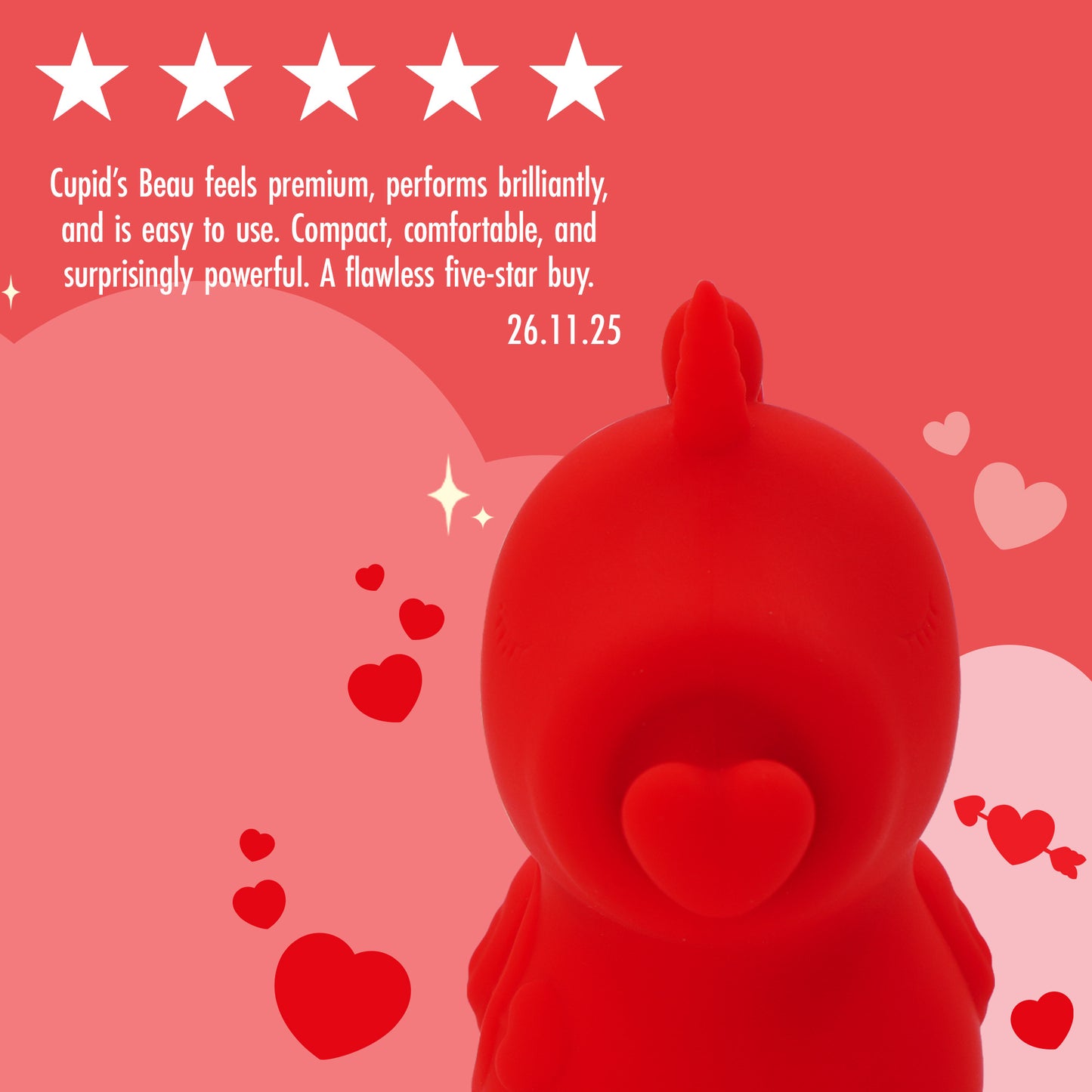 Cupid's Beau Unicorn Heart-Tongued Vibrator