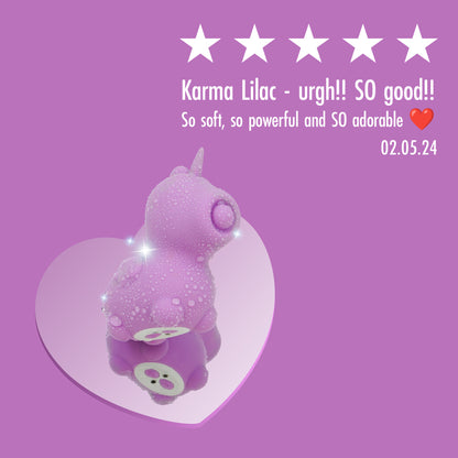 Karma Lilac Unicorn Massaging Clitoral Vibrator
