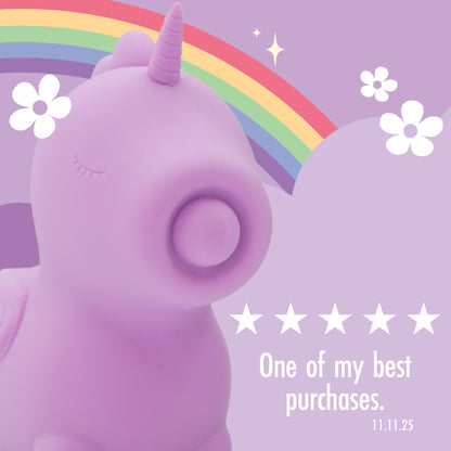 Karma Lilac Unicorn Massaging Clitoral Vibrator