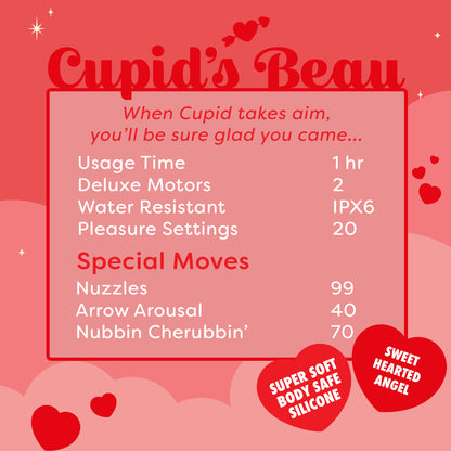 Cupid's Beau Unicorn Heart-Tongued Vibrator