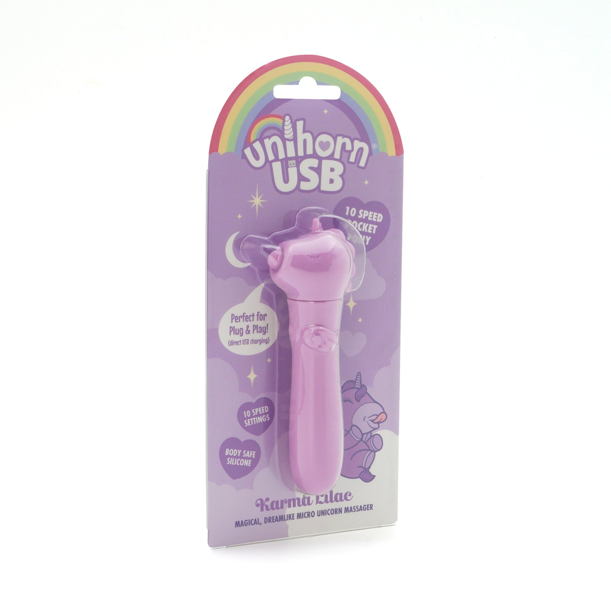 Karma Lilac Unicorn USB Clitoral Bullet Vibrator | Unihorn Sex Toys Unihorn Official Store Karma Lilac Unicorn USB Clitoral Bullet Vibrator | Unihorn Sex Toys Unihorn Official Store