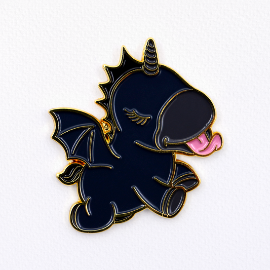 Wild Spirit - Large Enamel Unicorn Pin Badge